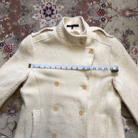 Theory Sisen Journey Jacket Twill Pea Coat NWT - Picture 14 of 14